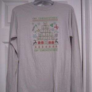 Oh Chemistree Merry Christmas Ho Ho Ho Long Sleeved T-Shirt